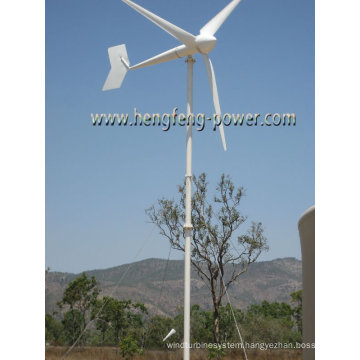 3kw aerogenerator(free stand pole),low wind speed high output,minimal maintenance